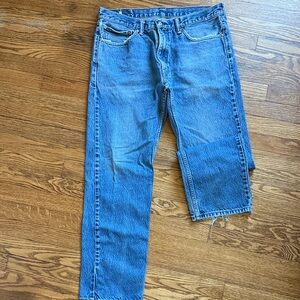 Levi vintage Men's Blue Denim Jeans - Classic Straight Fit